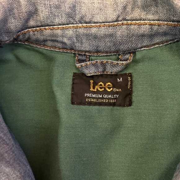 LEE Denim Blazer Size Medium - Picture 4 of 9